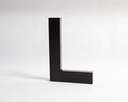 Ebony Seal Ruler, L-shaped